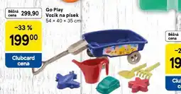 Tesco Go play vozík na písek nabídka