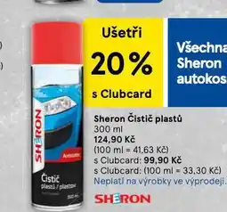 Tesco Sheron čistič plastů nabídka