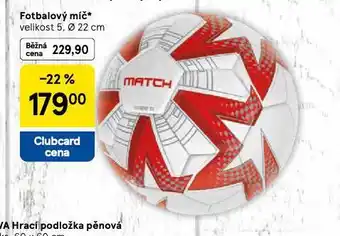 Tesco Fotbalový míč nabídka