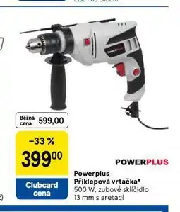Tesco Powerplus příklepová vrtačka nabídka