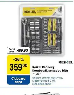 Tesco Reikel ráčnový šroubovák se sadou bitů nabídka
