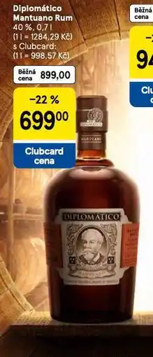 Tesco Diplomático mantuano rum nabídka
