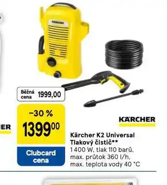 Tesco Kärcher univerzální tlakový čistič nabídka