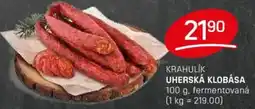Flop Krahulik Uherská klobása nabídka