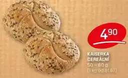 Flop Kaiserka cereální nabídka