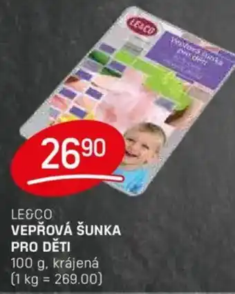 Flop LE &CO Vepřová šunka pro děti nabídka