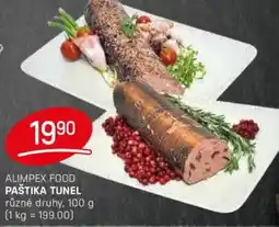 Flop Alimpex food Paštika tunel nabídka