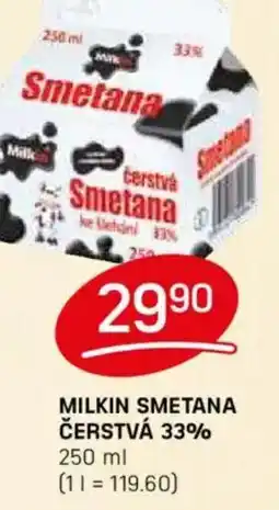 Flop Milkin smetana čerstvá 33% nabídka