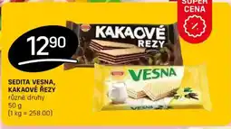 Flop SEDITA Vesna, kakaové řezy nabídka