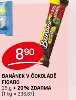 Flop Banánek v čokoládě Figaro nabídka