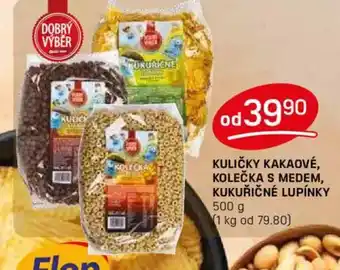 Flop Kuličky kakaové, Kolečka s medem, Kukuřičné lupínky nabídka