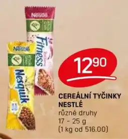 Flop NESTLÉ Cereální tyčinky nabídka