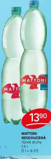 Flop MATTONI Neochucená nabídka