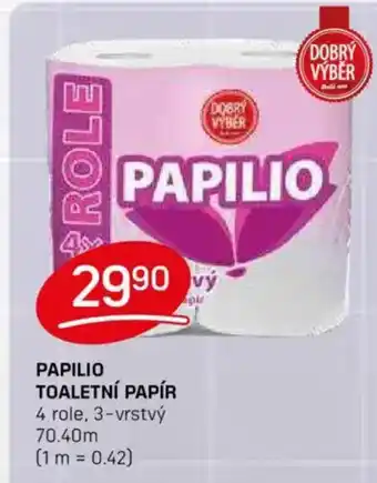 Flop Papilio toaletní papír nabídka