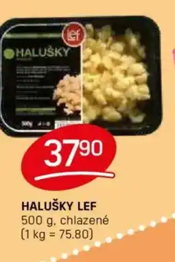 Flop Halušky lef nabídka