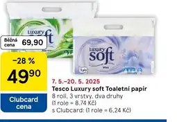 Tesco Tesco Luxury soft Toaletní papír nabídka
