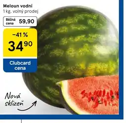 Tesco Meloun vodní nabídka