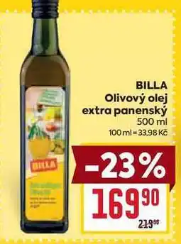 Billa BILLA Olivový olej extra panenský 500 ml nabídka