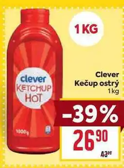 Billa Clever Kečup ostrý 1kg nabídka
