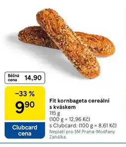Tesco Fit kornbageta cereální s kváskem nabídka