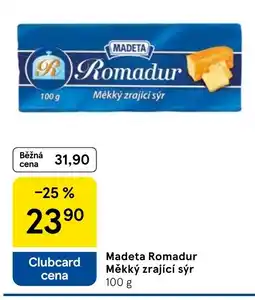 Tesco MADETA Romadur Měkký zrající sýr nabídka