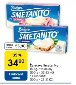 Tesco Želetava Smetanito nabídka