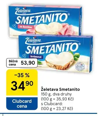 Tesco Želetava Smetanito nabídka