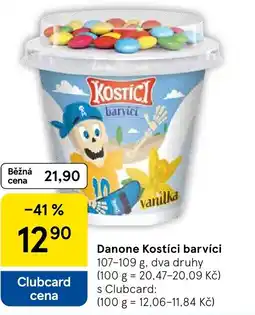 Tesco Danone Kostíci barvíci nabídka