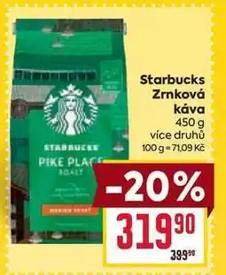 Billa Starbucks Zrnková Káva 450 g nabídka