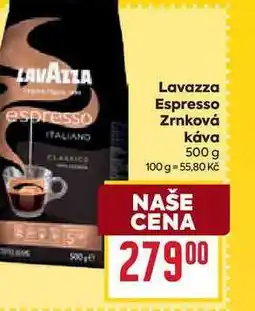 Billa Lavazza Espresso Zrnková Káva 500g nabídka