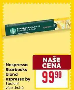 Billa Nespresso Starbucks blond espresso by 1 balení nabídka