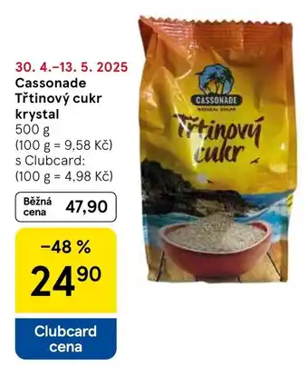 Tesco Cassonade Třtinový cukr krystal nabídka