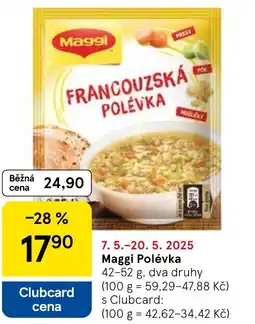 Tesco Maggi Polévka nabídka