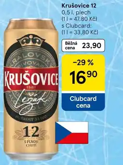 Tesco Krušovice 12 nabídka
