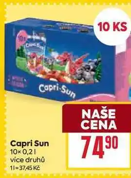 Billa Capri Sun 10x 0,2l nabídka
