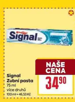 Billa Signal Zubní pasta 75 ml nabídka