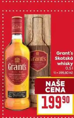 Billa Grant's Skotská whisky 0,5l nabídka