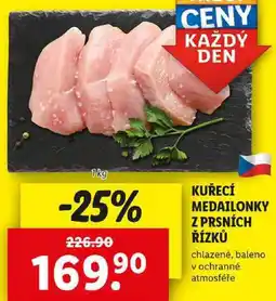 Lidl KUŘECÍ MEDAILONKY Z PRSNÍCH ŘÍZKŮ, 1 kg nabídka