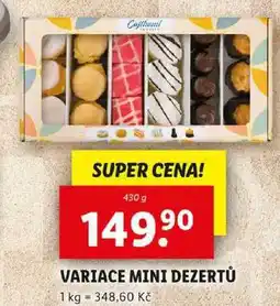Lidl VARIACE MINI DEZERTŮ, 430 g nabídka