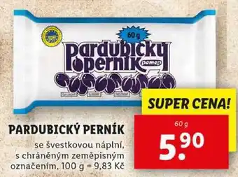 Lidl PARDUBICKÝ PERNÍK, 60 g nabídka