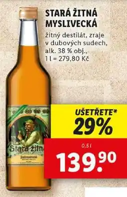 Lidl STARÁ ŽITNÁ MYSLIVECKÁ, 0,5 l nabídka