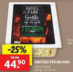 Lidl GRETIKI SÝR NA GRIL, 200 g nabídka