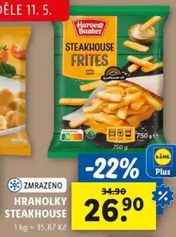 Lidl HRANOLKY STEAKHOUSE, 750 g nabídka