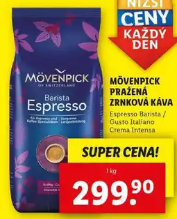 Lidl MÖVENPICK PRAŽENÁ ZRNKOVÁ KÁVA, 1 kg nabídka