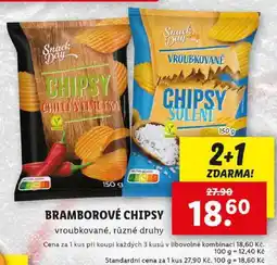 Lidl BRAMBOROVÉ CHIPSY, 150 g nabídka