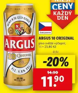 Lidl ARGUS 10 ORIGINAL, 0,5 l nabídka