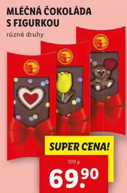 Lidl MLÉČNÁ ČOKOLÁDA S FIGURKOU, 100 g nabídka