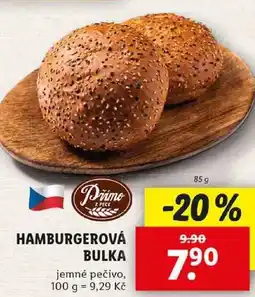 Lidl HAMBURGEROVÁ BULKA, 85 g nabídka