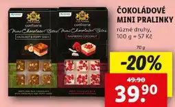 Lidl ČOKOLÁDOVÉ MINI PRALINKY, 70 g nabídka