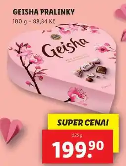 Lidl GEISHA PRALINKY, 225 g nabídka